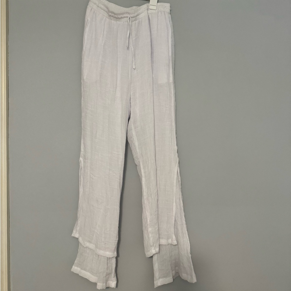 White Linen Pants